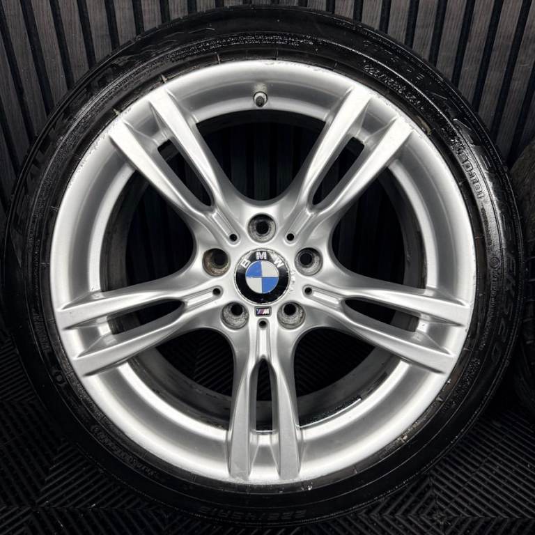 18" GENUINE BMW 3 SERIES 400 M SPORT F30 F31 F32 E90 E92 ALLOY WHEELS TYRES ALLOYS