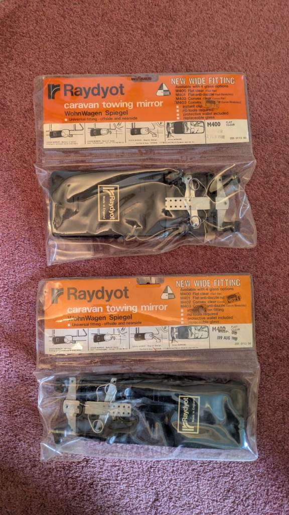Raydot caravan towing mirrors