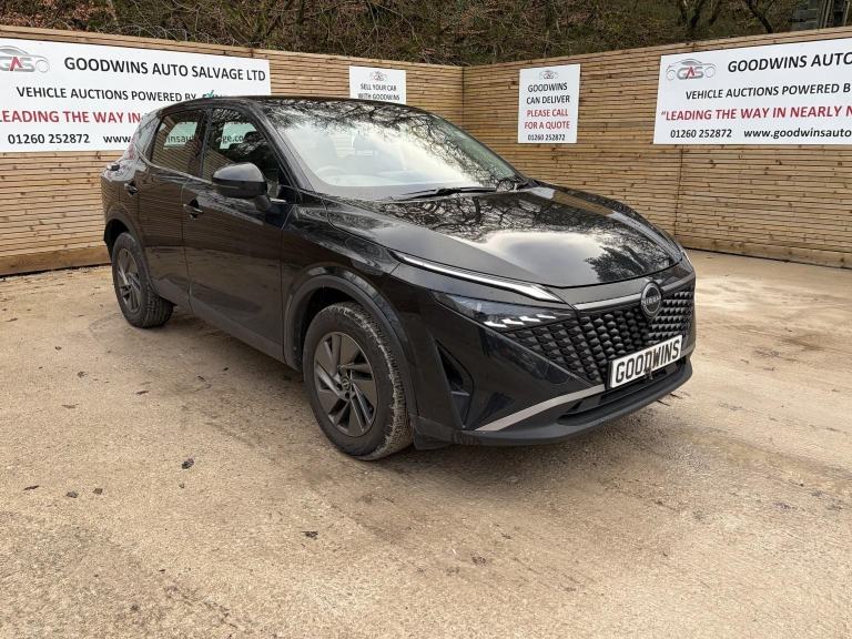 2025 NISSAN QASHQAI DIG-T ACENTA PREMIUM 1.3T HYBRID DAMAGED REPAIRABLE SALVAGE