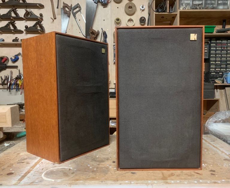 Vintage KEF Chorale Bookshelf Speakers. Refurbished