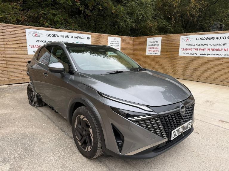 2024 NISSAN QASHQAI N-CONNECTA 1.3 DIG-T HYBRID DAMAGED REPAIRABLE SALVAGE 