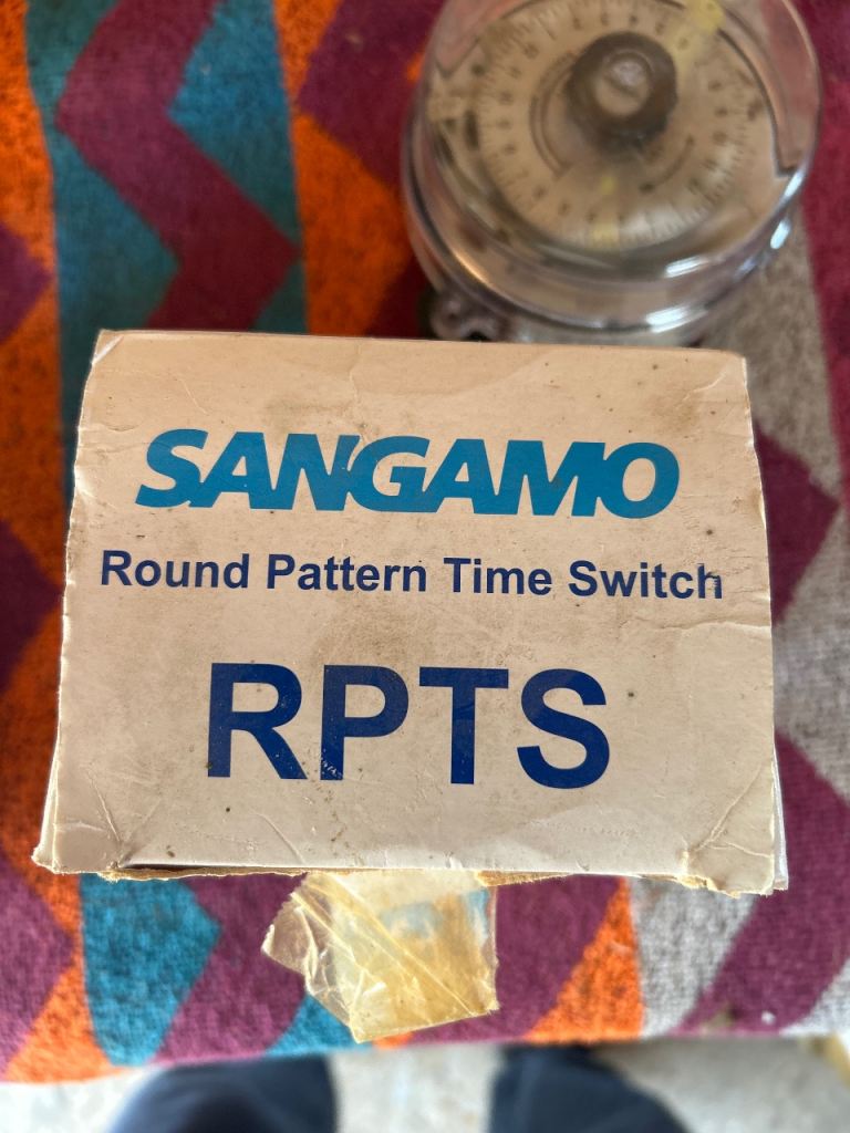 SANGAMO RPTS Round Pattern Time Switch - Good Condition