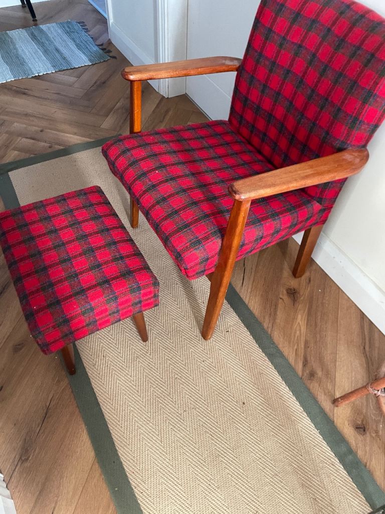 Chair and Footstool 