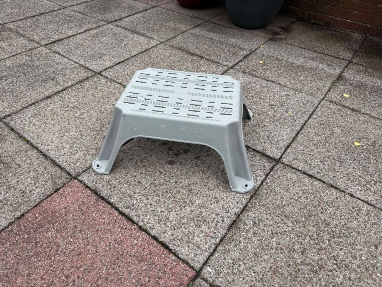 Grey Plastic Caravan Step