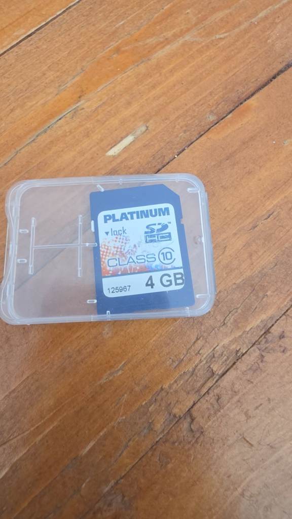 4GB Platinum SD card