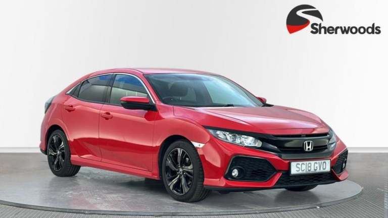 2018 Honda Civic 1.0 VTEC Turbo SR Hatchback 5dr Petrol Manual Euro 6 (s/s) (126 ps) Manual Hatch...