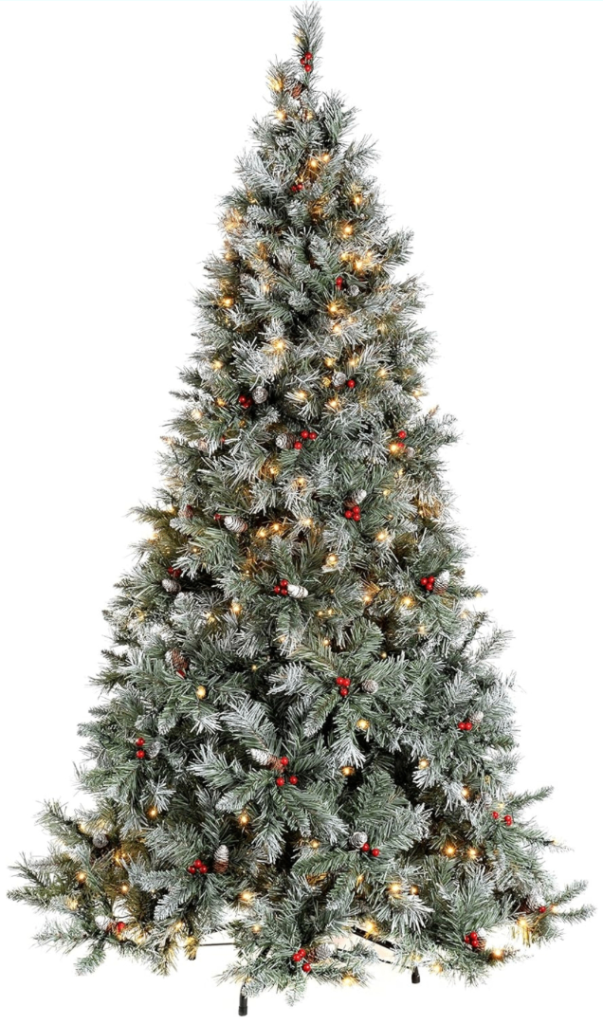 7ft prelit Christmas tree 