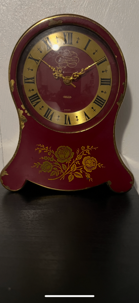 Swiss clock jaeger petite music box 