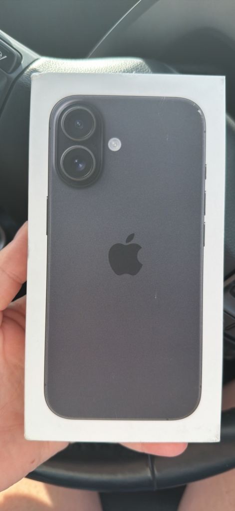 Brand new sealed iPhone 16 black 128GB