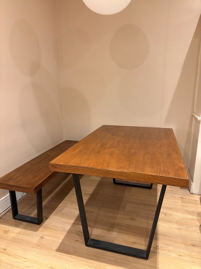 Kitchen Table and Matching Bench