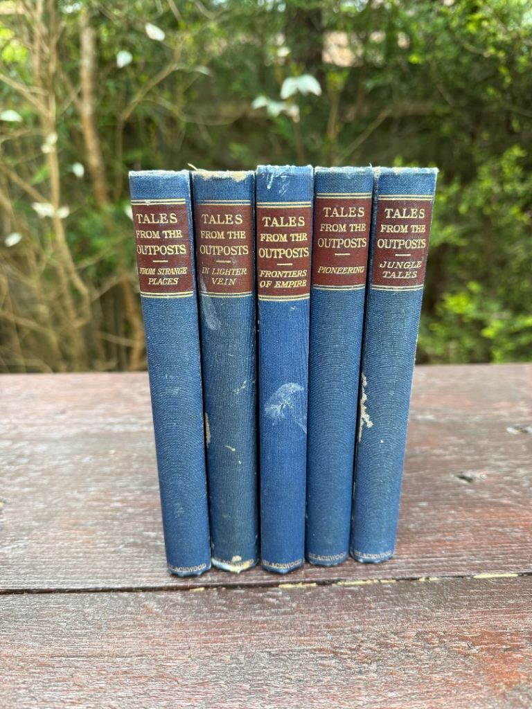 Tales From The Outposts Vintage Hardback Books 5V