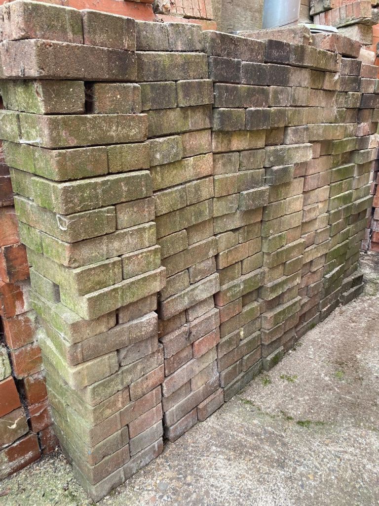 Red Block Pavers - (216 pavers) willing to split 