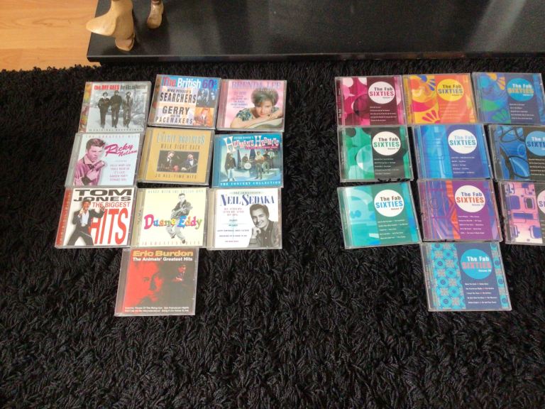2 bundles of 10 CDs all 1960s music stars £10 each bundle 
