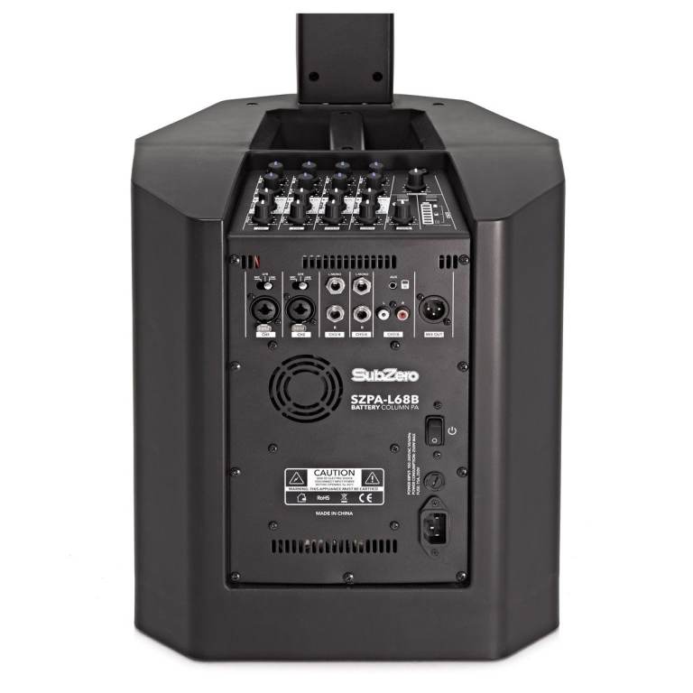 Speaker Colunm System Battery/Mains with Mixer