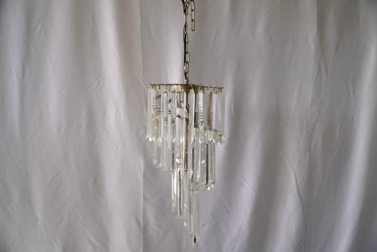 Crystal Tiered Mini Chandelier Pendant Light | RRP £690