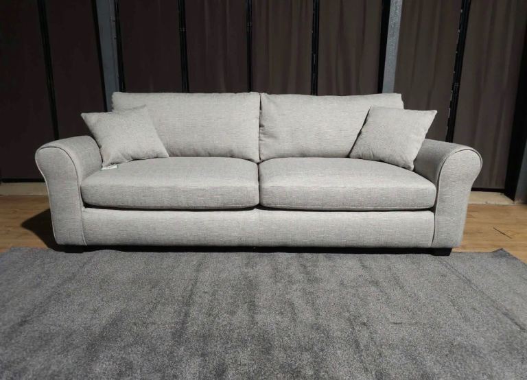 Light Grey Fabric Sofa