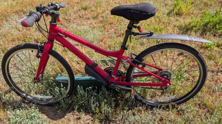 Red Carrera Saruna Junior Hybrid Bike 24" Wheels