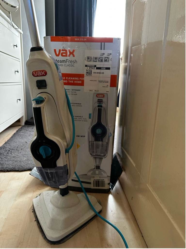 VAX Steam Fresh Combi Classic S86-SF-CC Steam Mop - White & Blue
