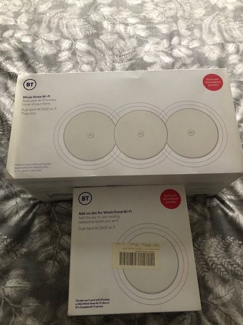 BT Whole Home Wi-Fi, Pack with 4 Discs 