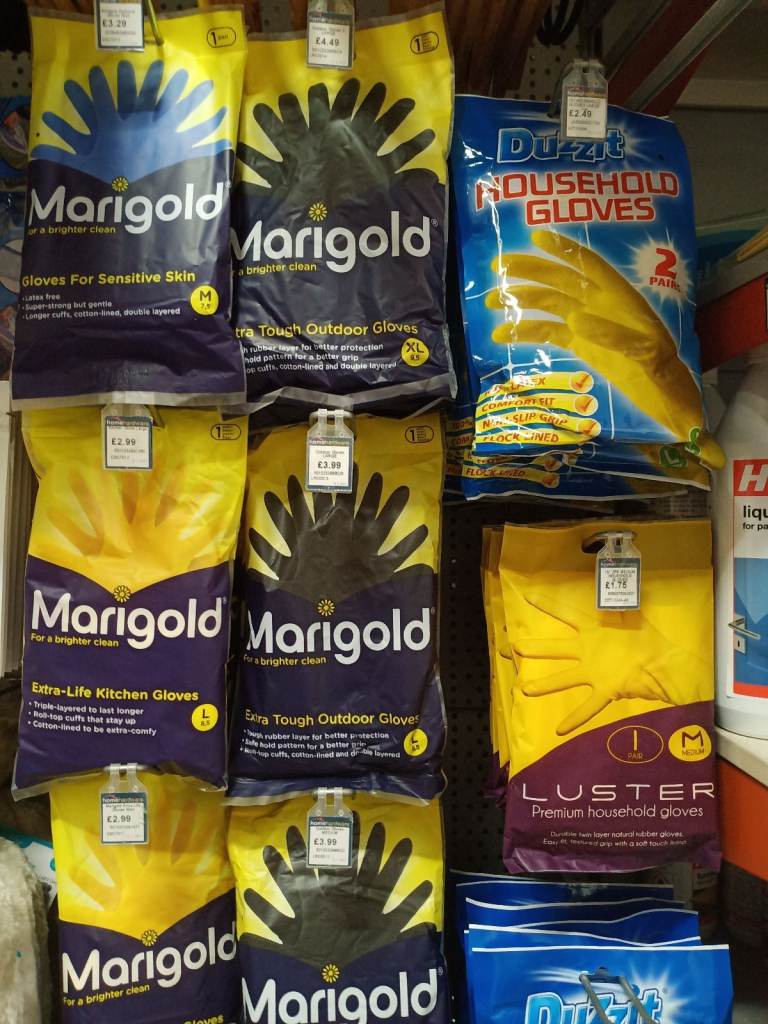 Kitchen / Cleaning / Household Gloves are in stock