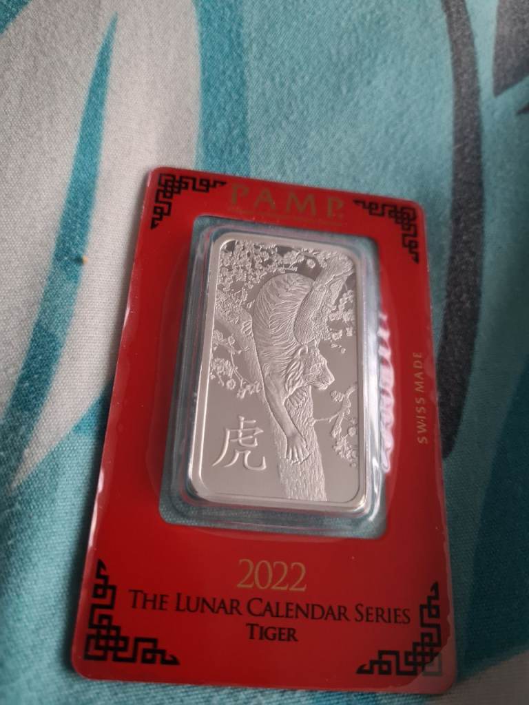 Pamp Silver one ounce bar 