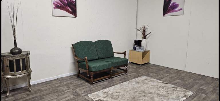 Ercol®️ Solid Wood Frame 2 Seater Sofa