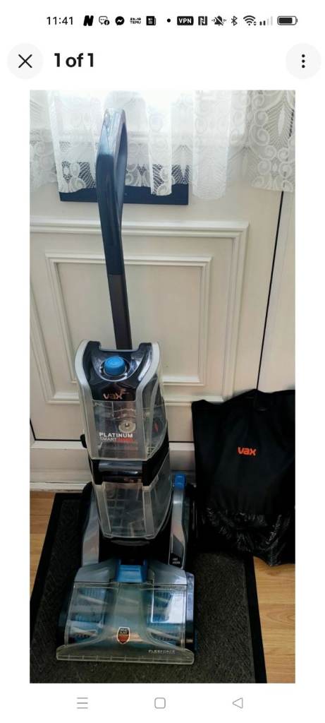 Vax Platinum Smart wash carpet cleaner