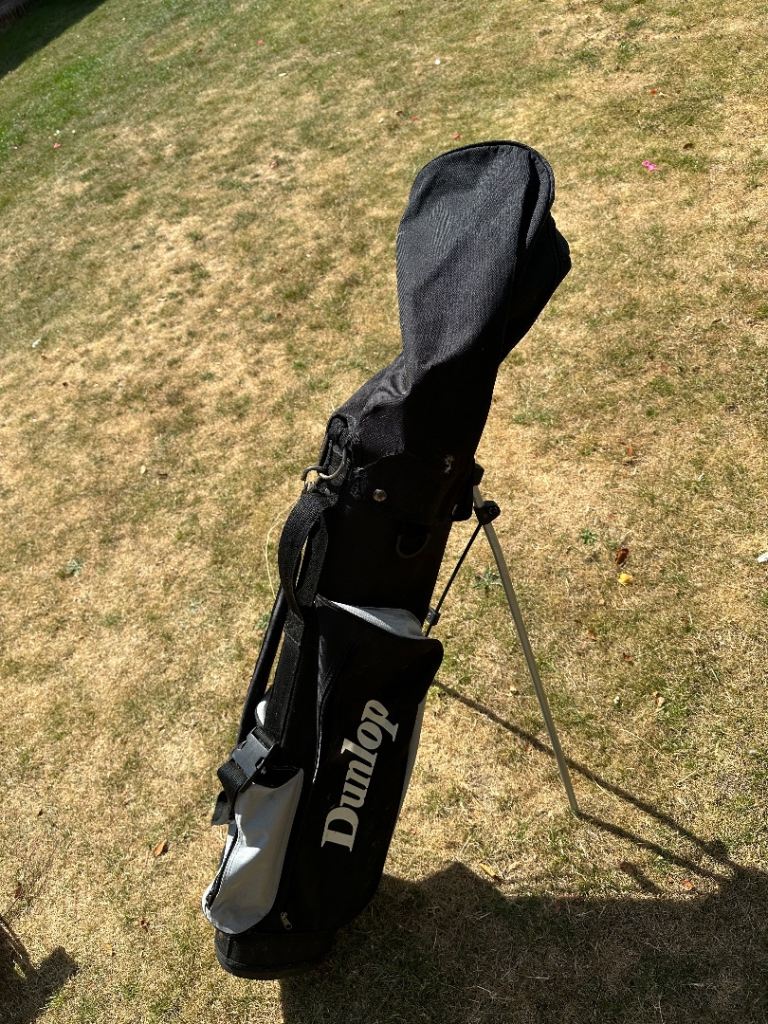 Dunlop Golf Stand Bag - Black and Grey, Good Condition