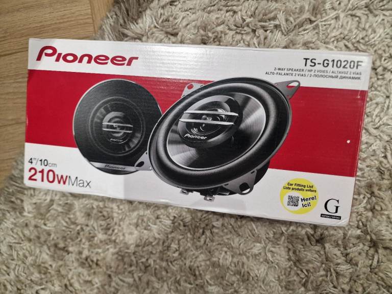 NEW PIONEER TS G1020F SPEAKERS - 4 INCH