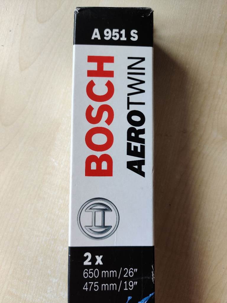 Pair of wiper blades: Bosch AEROTWIN A951s 