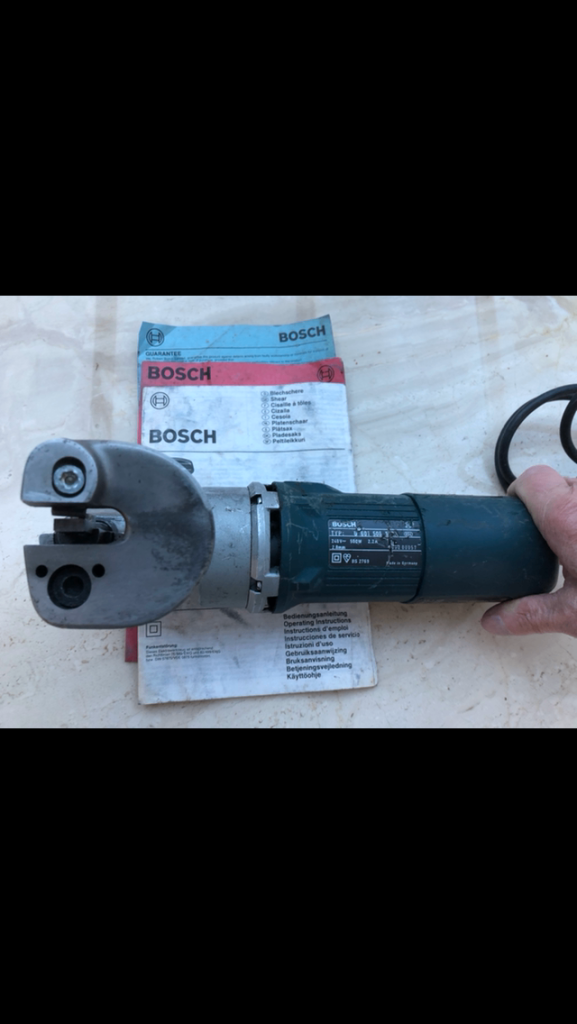 Bosch hand nibbler. 