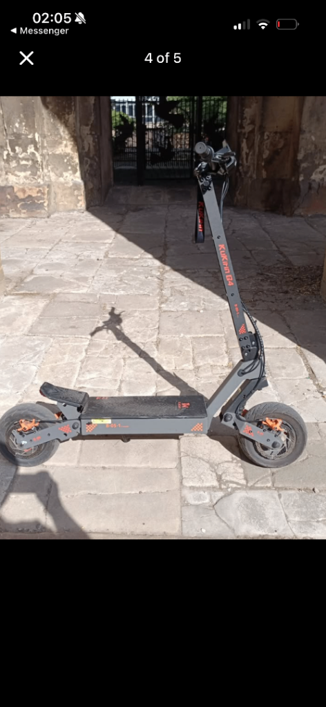 Kugoo G4 Electric Scooter – Grey, Good Condition