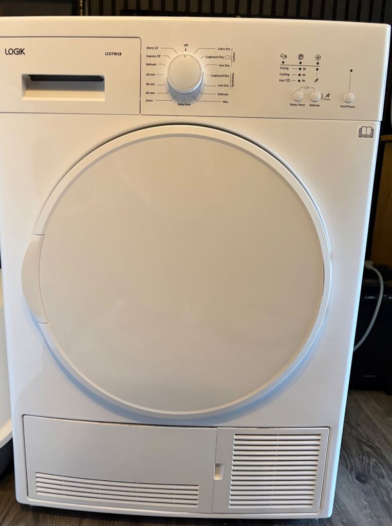 Logik Tumble Dryer – White, Good Condition
