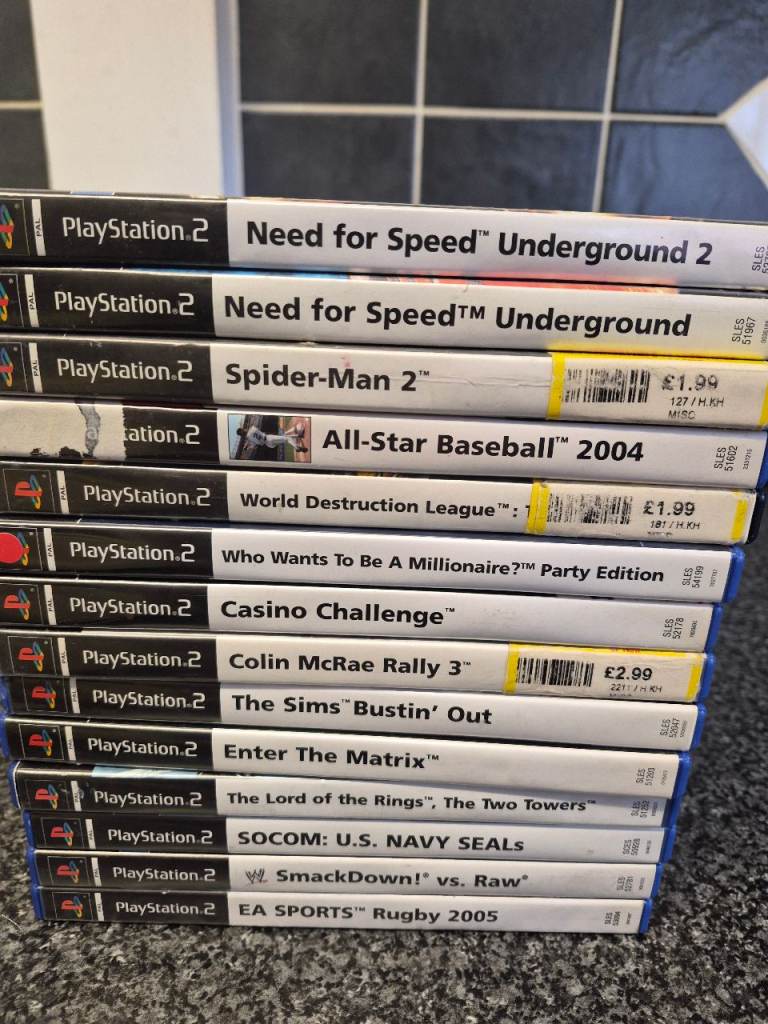 14 ps2 games 
