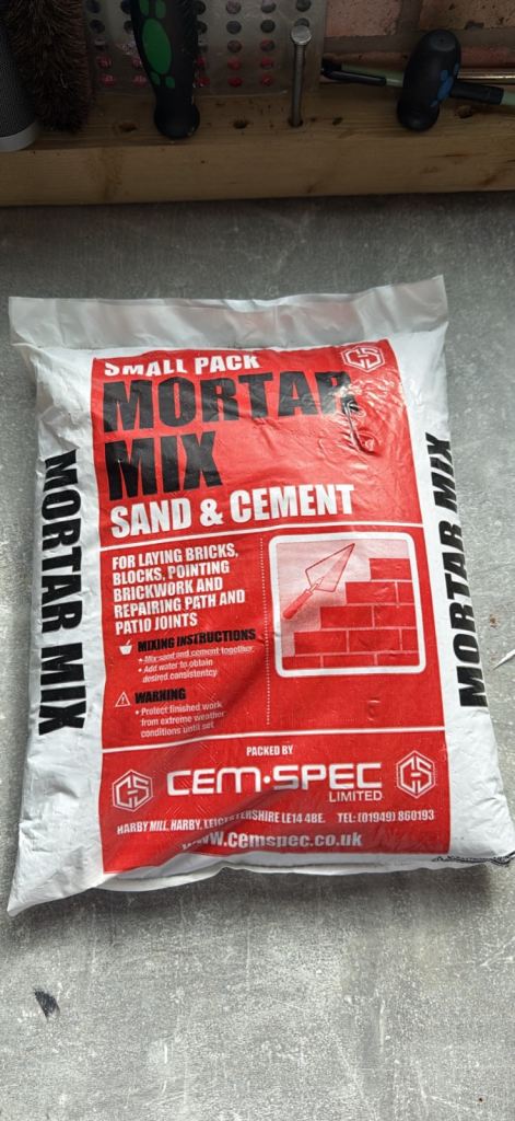 CEM-SPEC Mortar Mix Sand & Cement – Small Pack, New