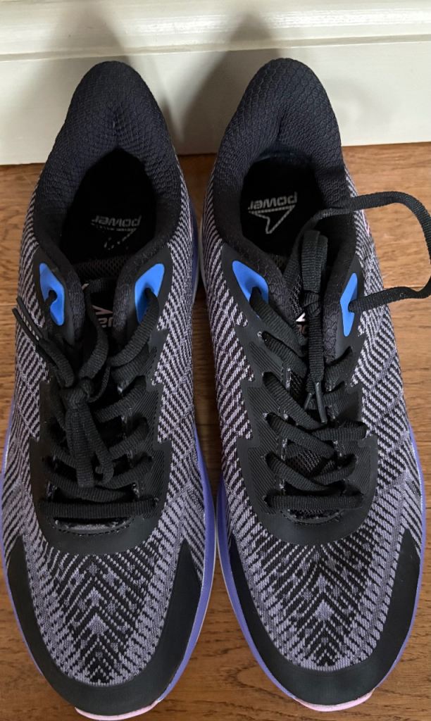 Black And Purple Power Trainers Brand New 