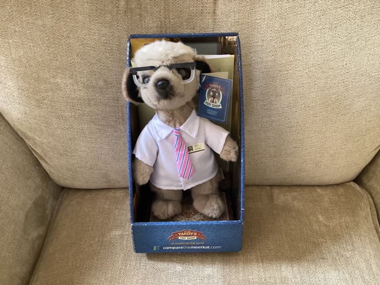 SERGEI MEERKAT, COMPARE THE MARKET SOFT TOY *AS NEW*
