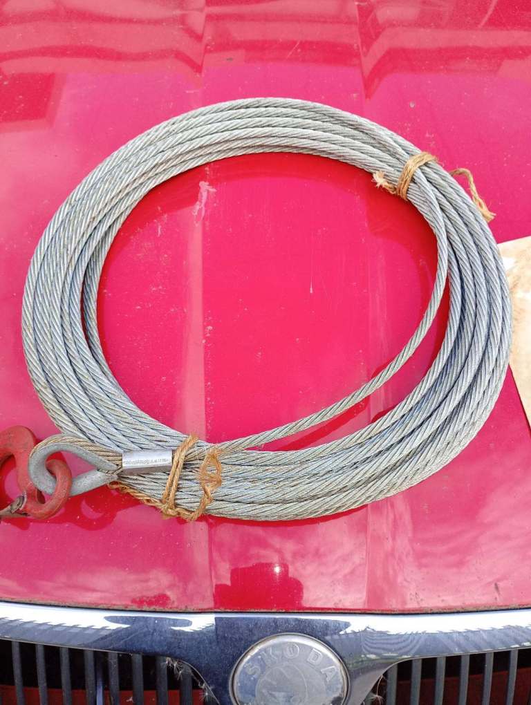 NEW HEAVY DUTY 23 METRE TOW TRUCK CABLE HALF PRICE