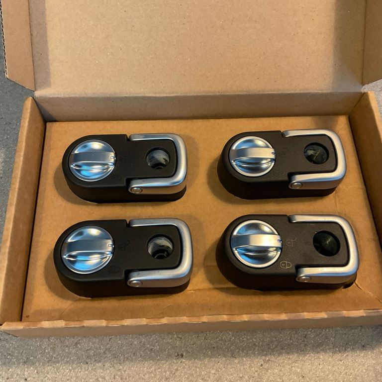 Jaguar XF Sportbrake Luggage Compartment Tie Down Hooks - x4 (DX23-19A428-AA)