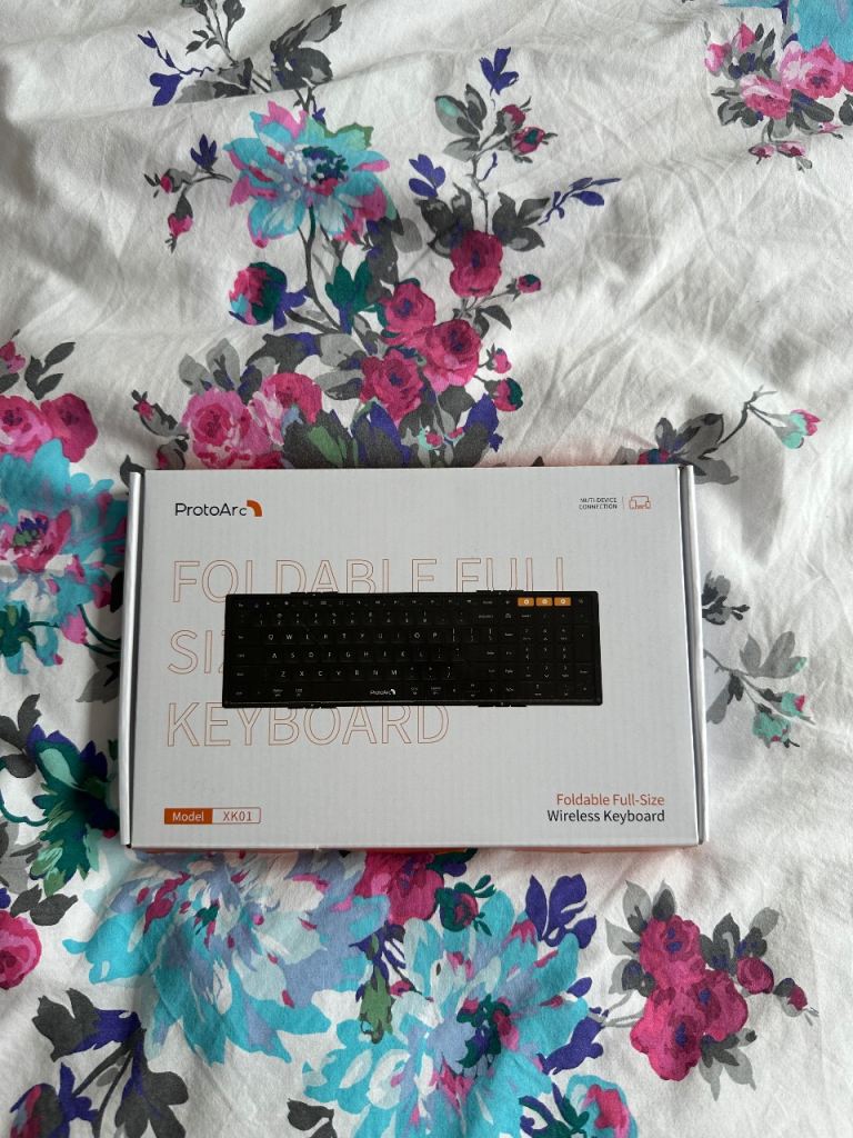 ProtoArc Foldable Full Size Wireless Keyboard