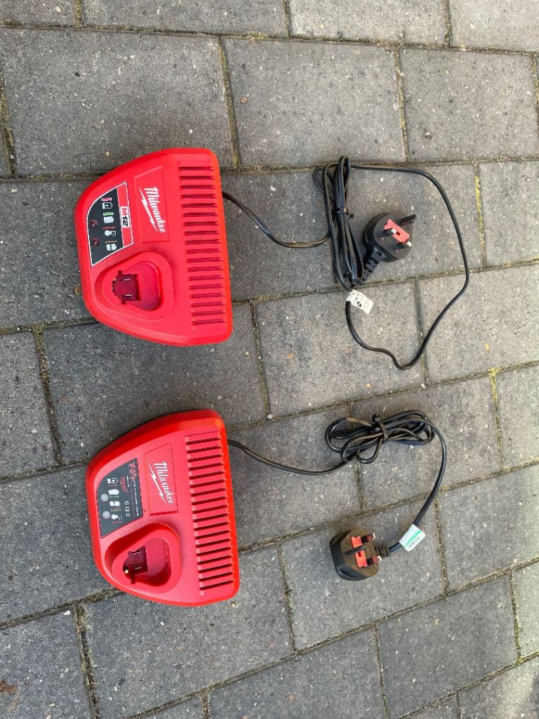 Milwaukee M12 battery chargers X2