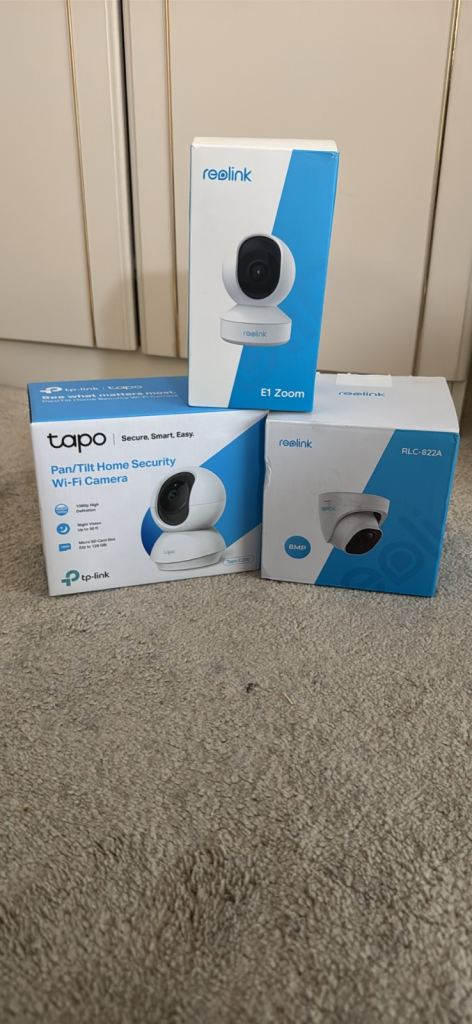 New Reolink & Tapo Home Security Wi-Fi Cameras
