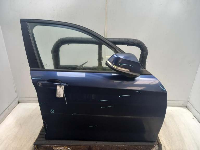 Bmw 1 Series Right Front Door O/S 2011-2019 Tiefseeblau Metallic (A76)