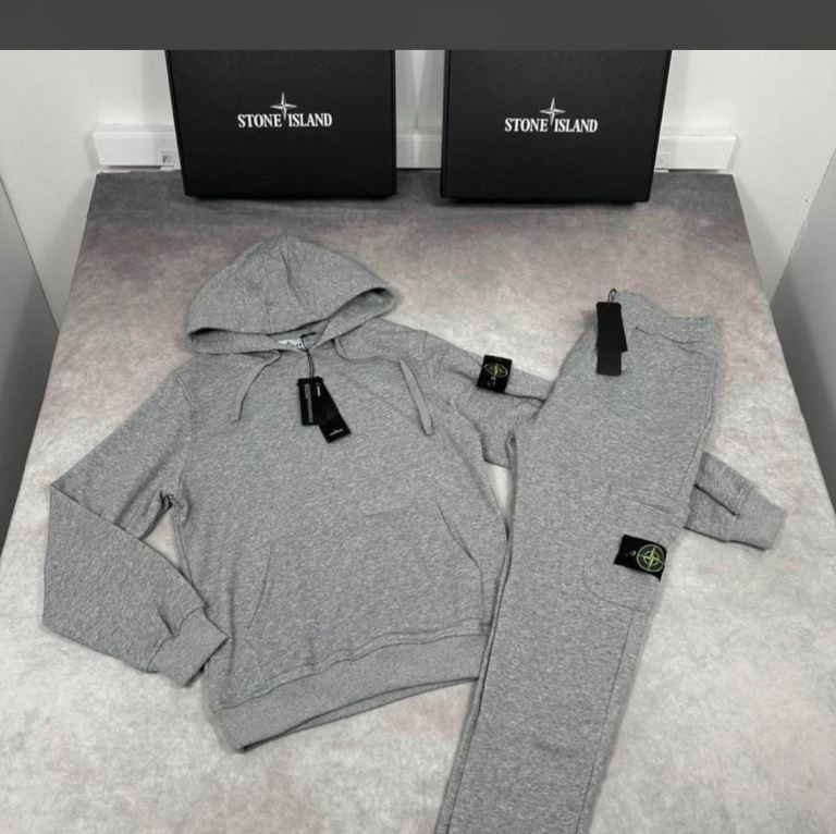 Men’s Stone Island Tracksuits Grey,Black Sizes: S,M,L,XL