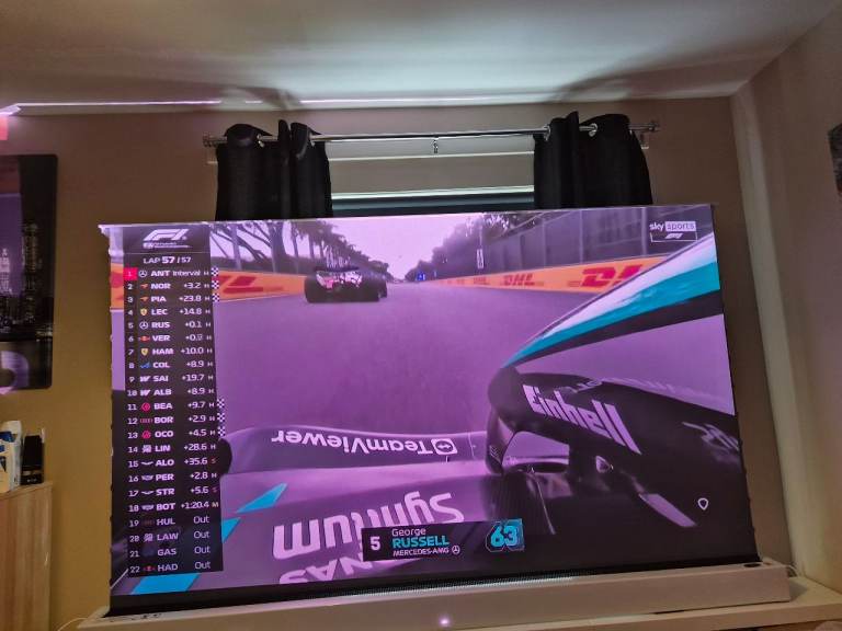 Hisense PX2-PRO 4K Laser Projector + Vividstorm S PRO 100" Motorised ALR UST Screen