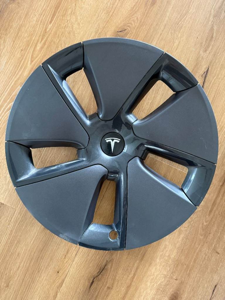 4 (Four) Tesla 19" Car Wheel Trims.