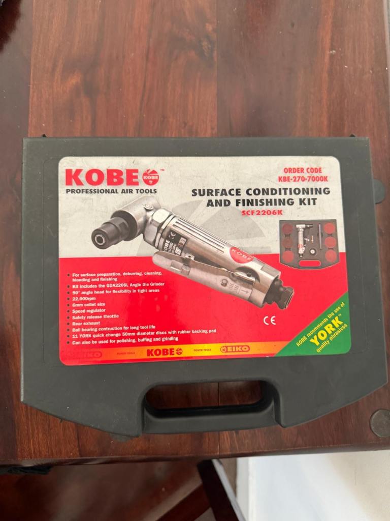 Kobe Professional Air Tools Surface Conditioning and Finishing Kit