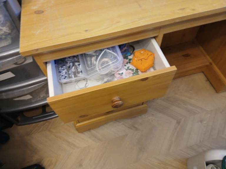 Sewing machine table