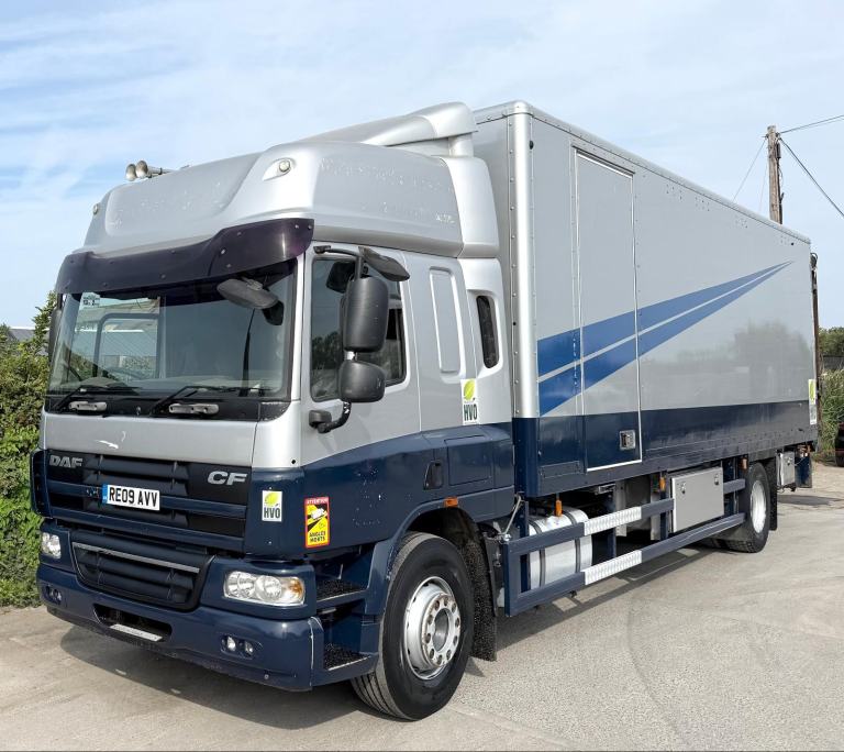 2009 DAF CF65.250 GRP BOX VAN MANUAL GEARS AIR-CON 18TON XL CANTILEVER TAIL-LIFT