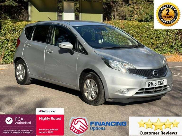 2016 Nissan Note Acenta Premium| Safety Package|24M Wrrty Hatchback Petrol Automatic